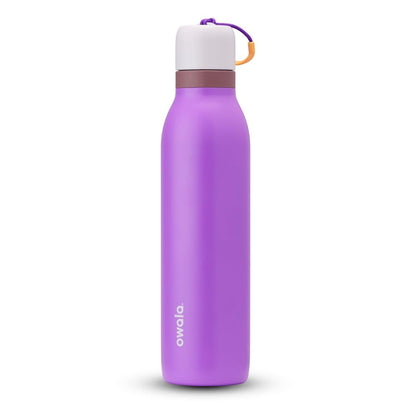 Owala FreeSip Twist Insulated Stainless Steel Water Bottle with Straw for Sports and Travel, BPA-Free, 24-oz, Purple/Purple (California Grapevine) 🍁 All In One Marketplace Canada