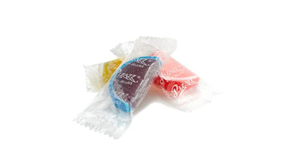 Tranches de gelée aux fruits emballées Yupik, 1 kg, sans gluten, bonbons emballés individuellement, saveurs fruitées, enrobage sucré, collations délicieuses, idéal pour offrir, Halloween et fêtes