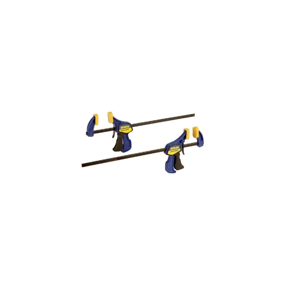 IRWINQUICK-GRIPOne-Handed Mini Bar Clamp 2 Pack, 12", 1964745
