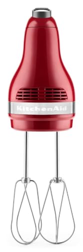 KitchenAid 5-Speed Ultra Power Hand Mixer in Red - Model KHM512ER