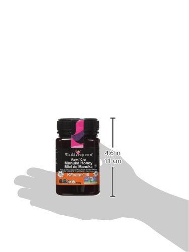 Wedderspoon Raw Manuka Honey KFactor 16 - 17.6 oz (500g) Pure New Zealand