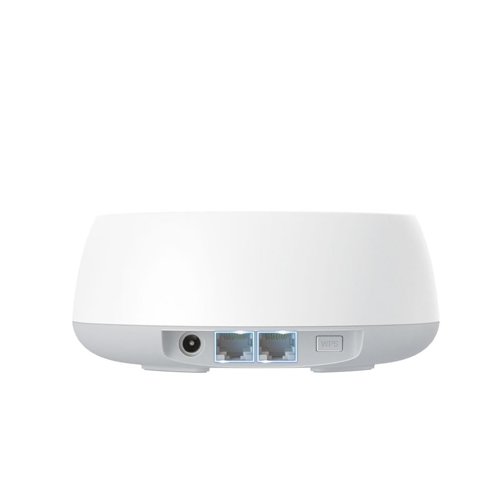 TP-Link Deco 7 BE25 Dual-Band BE5000 WiFi 7 Mesh Wi-Fi System | 4-Stream 5 Gbps, 240 Mhz Channels | Covers up to 4,600 Sq.Ft | 2X 2.5G Ports Wired Backhaul | VPN,MLO, AI-Roaming, HomeShield, 2-Pack