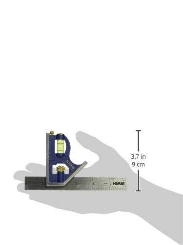 IRWIN Tools Combination Square, Metal-Body, 6-Inch (1794468) , Blue