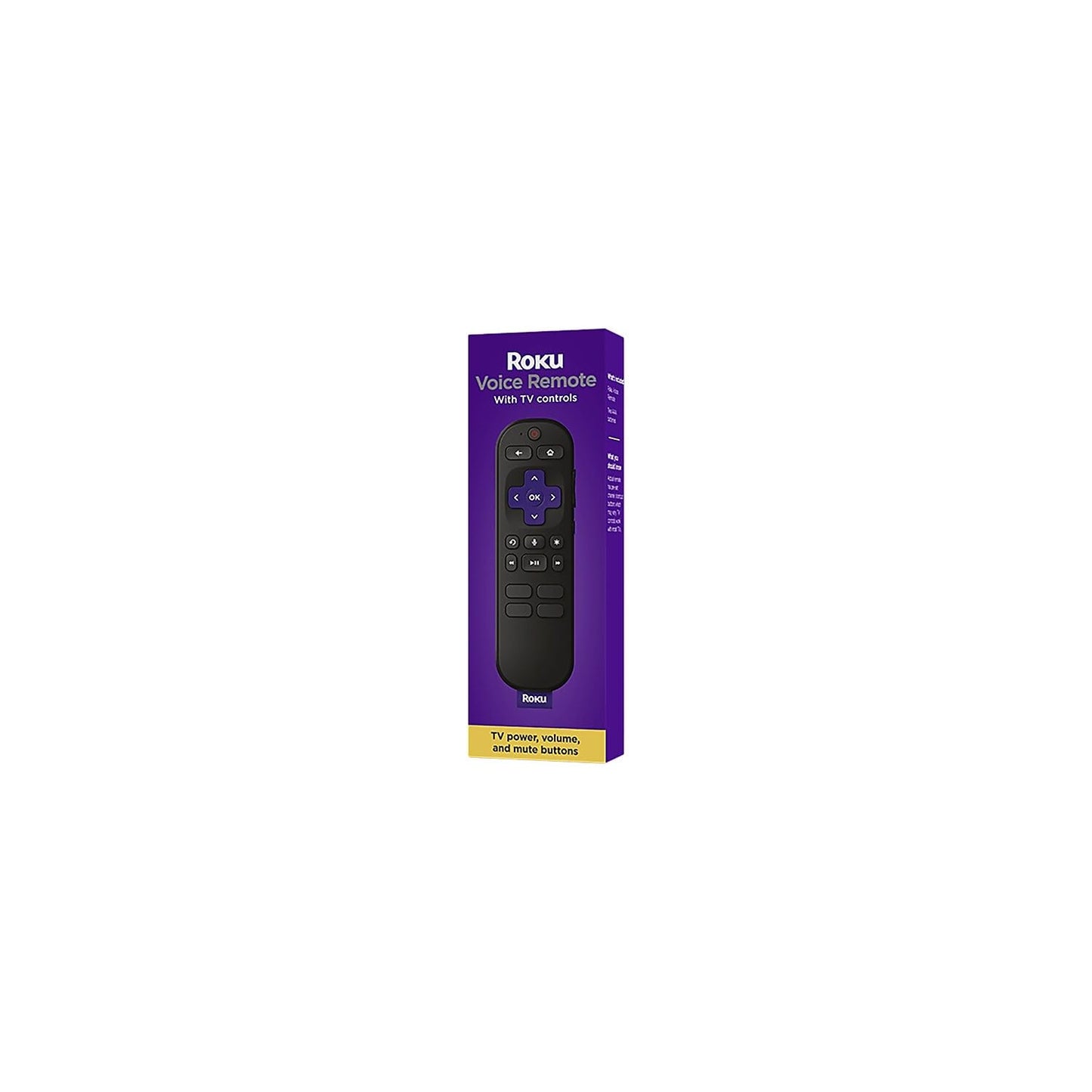 Roku Voice Remote (Official Manufacturer Product) for Roku Players, Roku Audio, and Roku TV