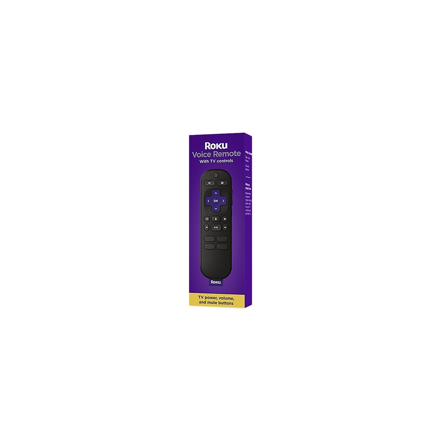 Roku Voice Remote (Official Manufacturer Product) for Roku Players, Roku Audio, and Roku TV