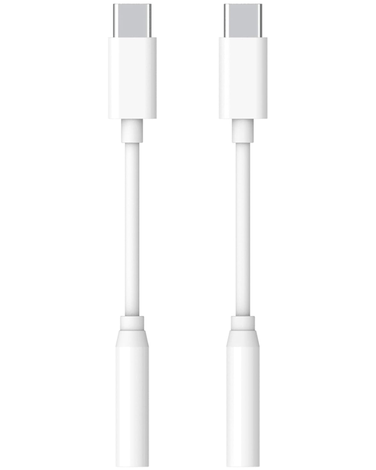 USB C to 3.5mm Audio Aux Adapter, AIDOUBARA 2 Pack Headphone Jack Dongle for iPhone 16 Pro Max/16, 15 Pro Max/15 Pro/15 Plus, Compatible with Samsung Galaxy S24/ S23/ S22/ S21 Ultra, Pixel, MacBook