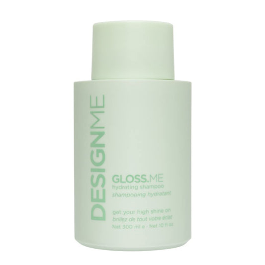 Design.Me GLOSS.ME Hydrating Shampoo | Hemp & Argan Oil Shampoo Adds Softness & Shine | Straight, Wavy, or Curly Hair Shampoo | Sulfate-Free & Color-Safe Moisturizing Shampoo for Dry Hair, 10 Fl Oz - Available at All In One Marketplace Canada