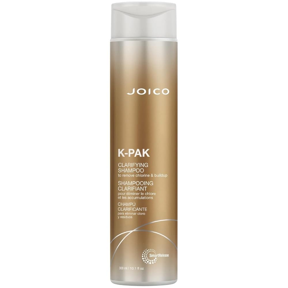 Joico K-PAK Daily Clarifying Shampoo to Remove Buildup, Deep Cleansing For Damaged Hair, Repair and Prevents Breakage, With Keratin and Guajava Fruit Extract, Gold, 300mL - Available at All In One Marketplace Canada