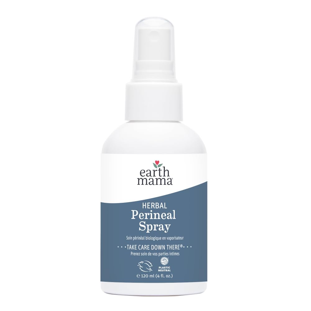 Earth Mama Herbal Perineal Spray for Pregnancy and Postpartum, 120ml - Available at All In One Marketplace Canada