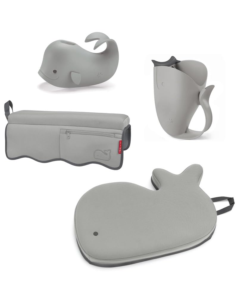 Skip Hop Moby Baby Bath Essential Set, Grey Skip Hop