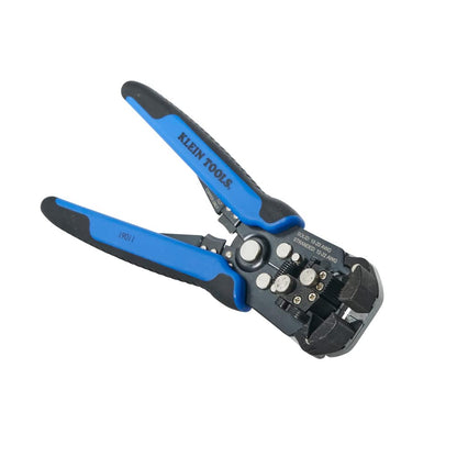 Klein Tools 80013 Wire Stripper/Ratcheting Crimper, Electrical Crimping Tool Kit with Automatic Wire Stripper and Ratcheting Insulated Terminal Crimper, 2-Piece