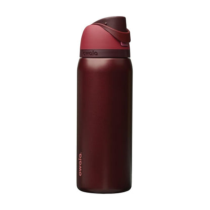 Owala FreeSip - Acier inoxydable - 946 ml - Rouge Noir Cerise