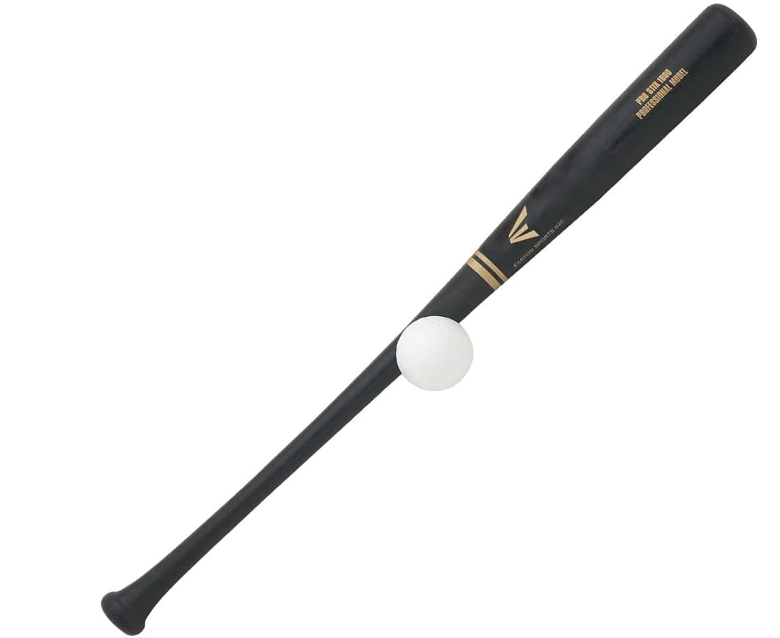 Easton PRO STIX Plastic Baseball Bat & Ball Set | Professional Wood Bat Design | Plastic Ball | Fun for All Ages | 2020 🍁 All In One Marketplace Canada Easton
