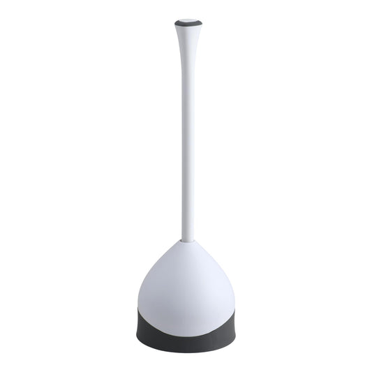 Clorox Toilet Plunger with Hideaway Caddy for Bathroom, Accessories Organizers & Storage, Toilet Unclogger, Plunger with Holder Clorox