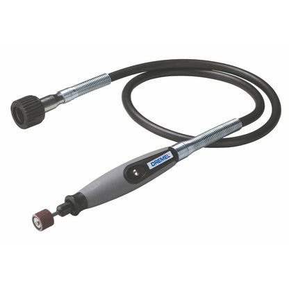 Dremel Flex Shaft Rotary Tool Attachment with Comfort Grip and 36” Long Cable-Engraver, Polisher, and Mini Sander-Ideal for Detail Metal Engraving, Wood Carving, and Jewelry Polishing, 225-02, Grey Dremel