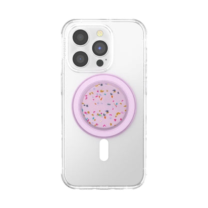 PopSockets Phone Grip for MagSafe, Magnetic Holder- Regrind Sugar Plum
