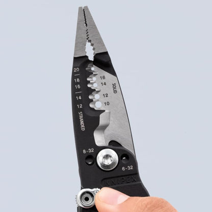 KNIPEX Tools 13 72 8 Forged Wire Stripper 10-20 AWG, 8"
