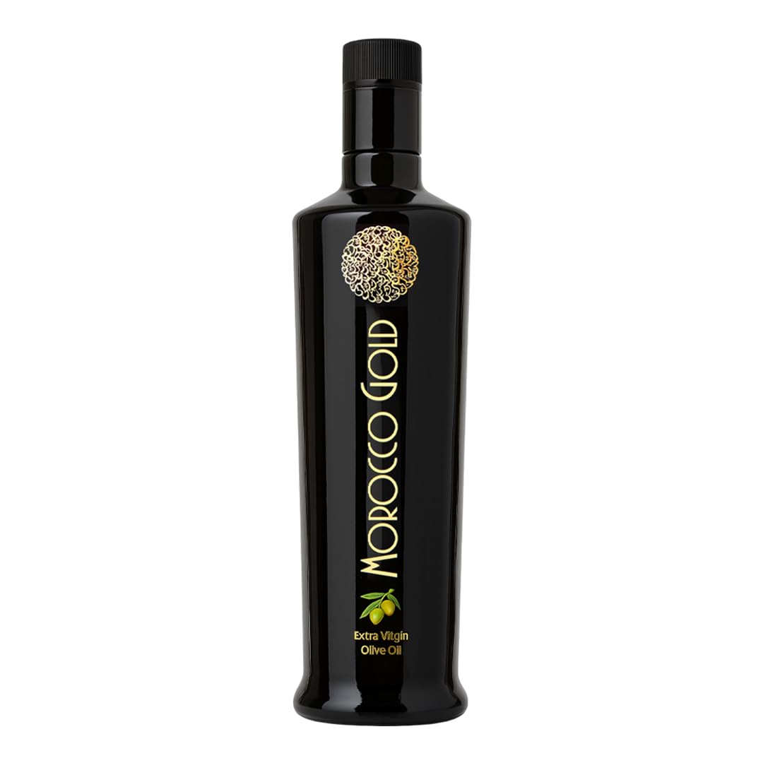 Morocco Gold Early Harvest Extra Virgin Olive Oil – Cold Pressed, 652mg/kg Polyphenols, 500ml