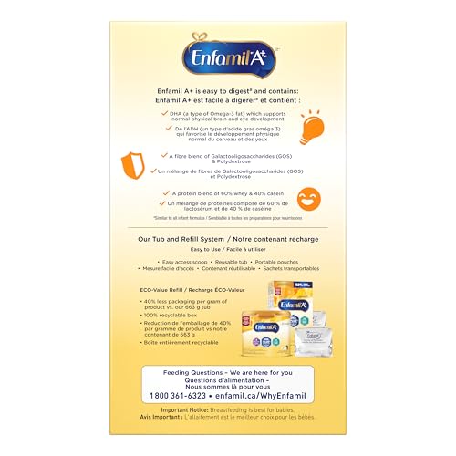Enfamil A+ Infant Formula Powder Refill, 992g – Brain Development Support for Newborns to 12 Months