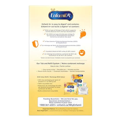 Enfamil A+ Infant Formula Powder Refill, 992g – Brain Development Support for Newborns to 12 Months