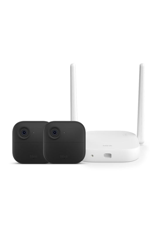 Blink Outdoor XR+ — Extended Range Wireless Outdoor 4 Camera with 10x security coverage powered by Blink's proprietary XR technology — 2 camera system