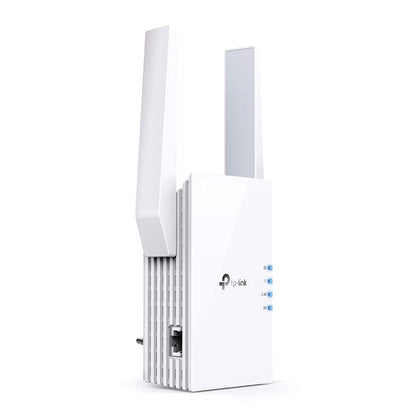 TP-Link AX1800 WiFi Extender Internet Booster RE605X-WiFi 6 Range Extender Covers up to 1500 Sq.ft and 25 Devices, Dual Band, Up to 1.8Gbps Speed, AP Mode w/Gigabit Port, APP Setup, OneMesh Compatible TP-Link