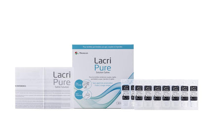 LacriPure Saline Solution 98x5ml vial Box Menicon