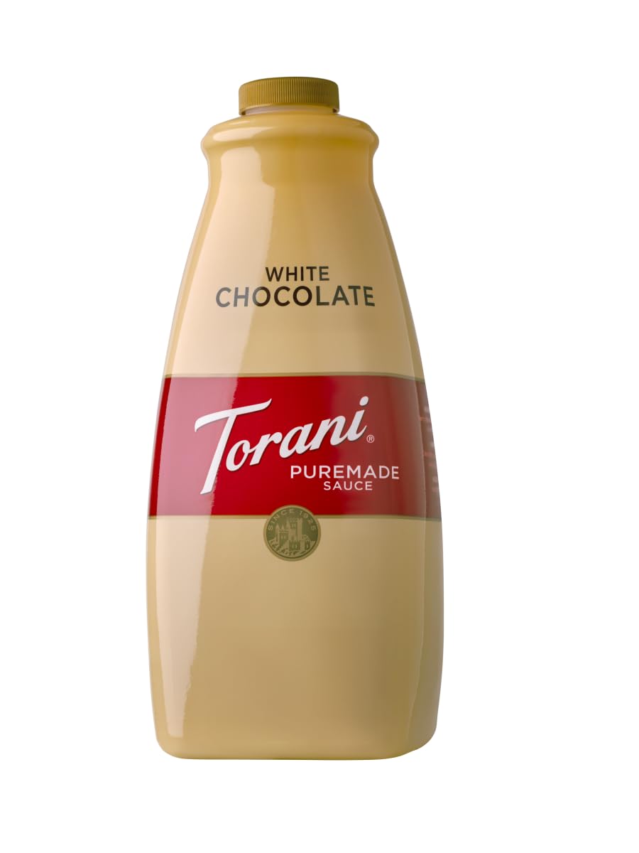 Torani Puremade White Chocolate Sauce, 64 Ounce