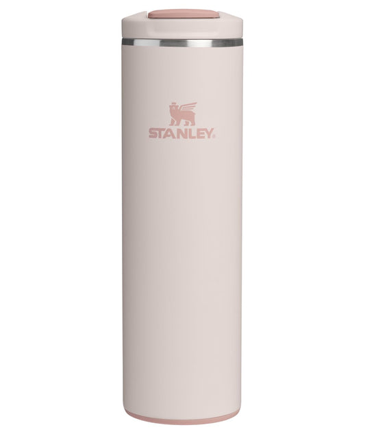 Stanley AeroLight Transit Bottle 16 oz | Locking Drink Through Lid | Leak Resistant Water Bottle or Coffee Travel Mug | Lightweight Insulated Stainless Steel | BPA-Free | Rose Quartz Stanley
