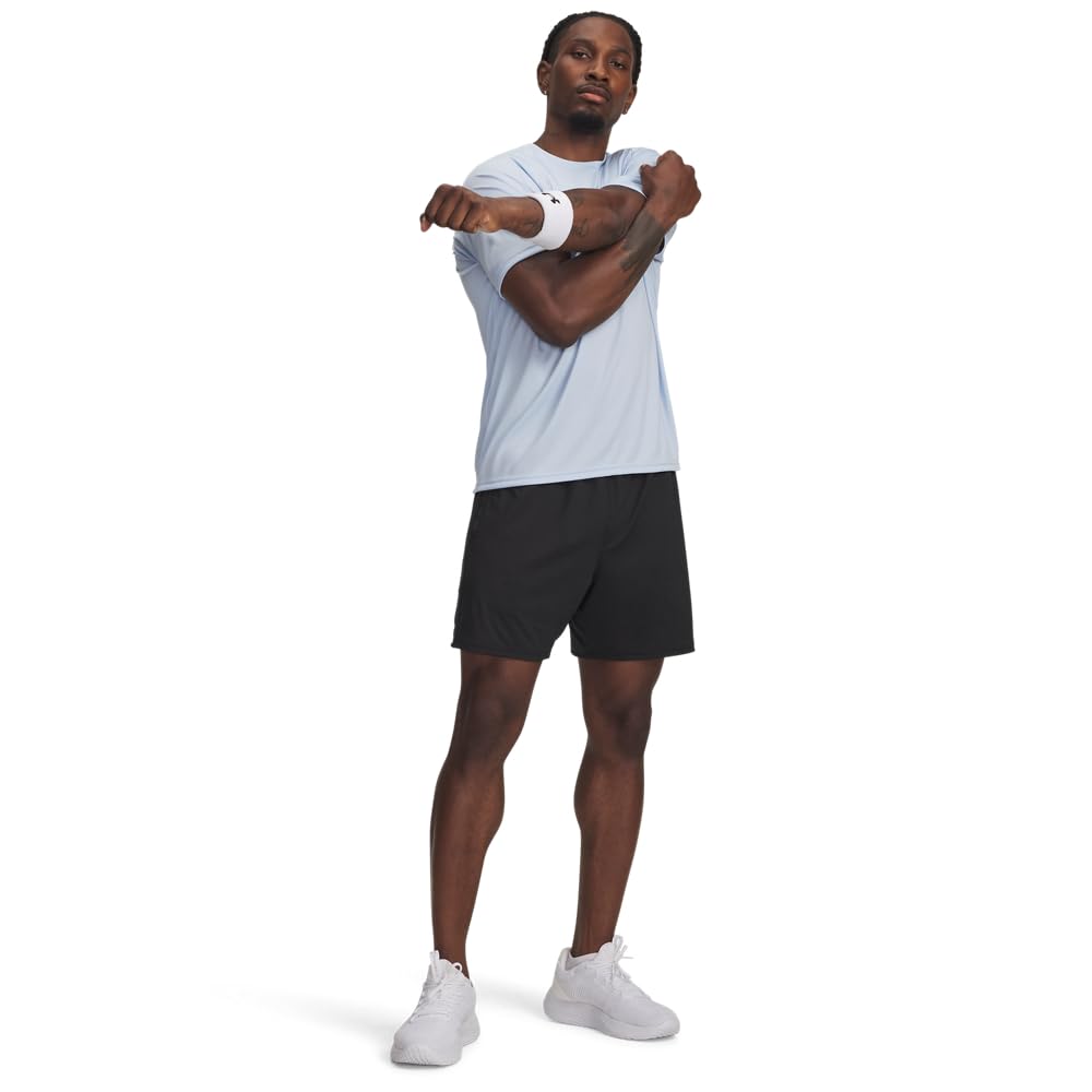 Under Armour Men's Mk-1 Shorts, (001) Black/Black/Castlerock, Medium Under Armour