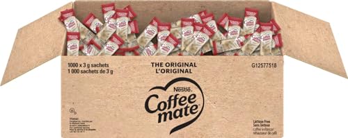 COFFEE MATE Original Creamer Powder - 1000 Individual Packets (3g each) | Lactose-Free & Kosher