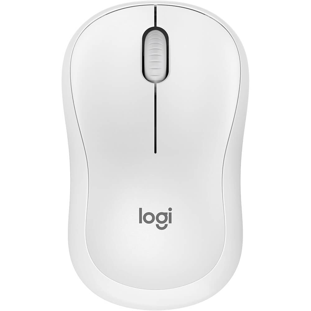 Logitech M240 Silent Bluetooth Mouse, Wireless, Compact, Portable, Smooth Tracking, 18-Month Battery, for Windows, macOS, ChromeOS, Compatible with PC, Mac, Laptop, Tablets - Off White