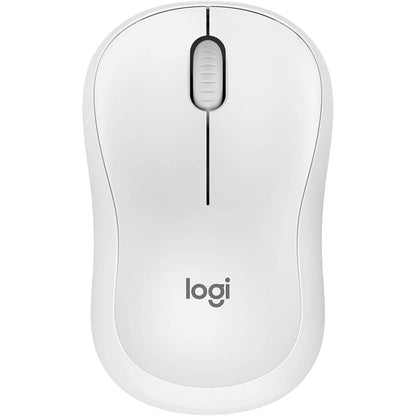 Logitech M240 Silent Bluetooth Mouse, Wireless, Compact, Portable, Smooth Tracking, 18-Month Battery, for Windows, macOS, ChromeOS, Compatible with PC, Mac, Laptop, Tablets - Off White