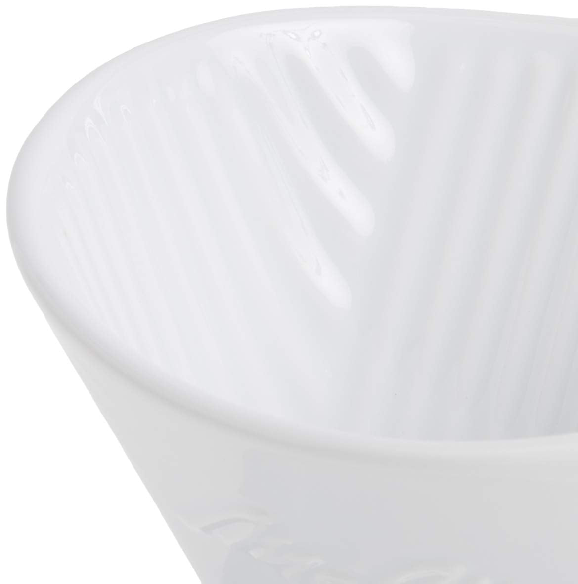 Melitta SS PO WH Ceramic Signature Series Pour-Over Coffee Maker, Glossy White