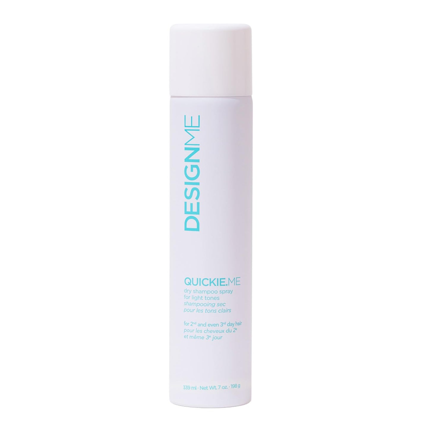 DESIGNME QUICKIE.ME Dry Shampoo Spray | Oil Absorbing | Root Lifting Shampoo for Light Tone, 339mL Design.Me