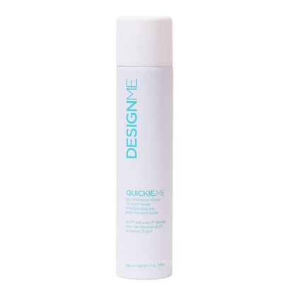 DESIGNME QUICKIE.ME Dry Shampoo Spray | Oil Absorbing | Root Lifting Shampoo for Light Tone, 339mL Design.Me