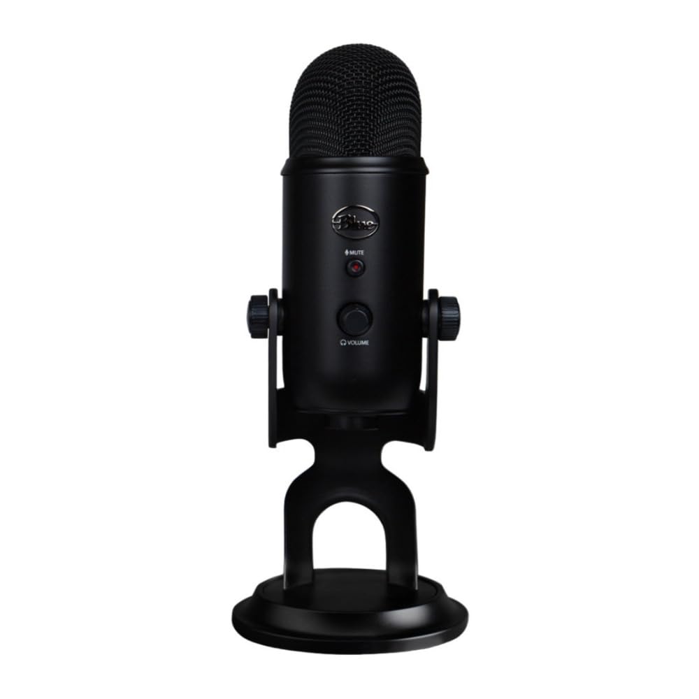 Logitech for Creators Blue Yeti USB Microphone - Blackout