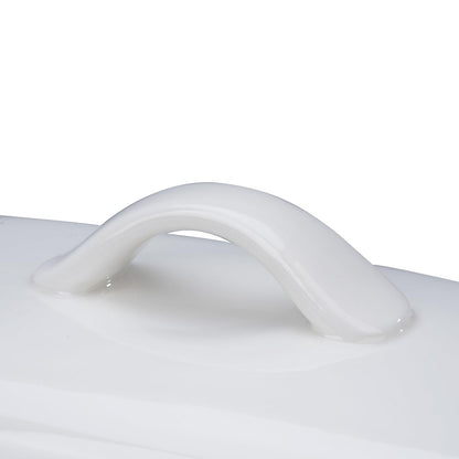 JSHKY Porcelain Butter Dish with Lid for 1lb Canadian Butter Block, White 🍁 All In One Marketplace Canada