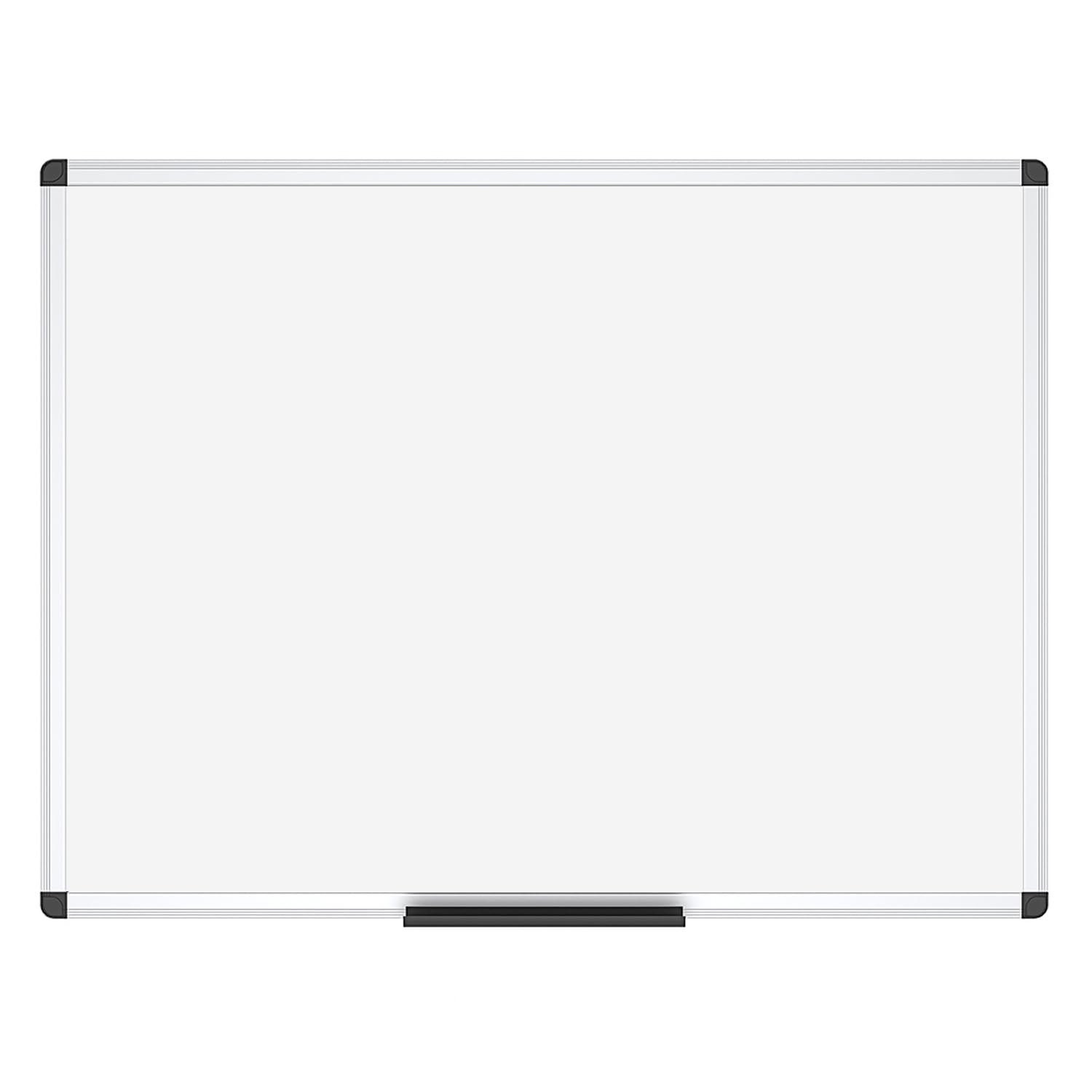 VIZ-PRO Magnetic White Board, Dry Erase Board 24 X 18 Inches, Whiteboard with Silver Aluminium Frame