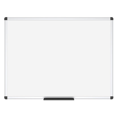 VIZ-PRO Magnetic White Board, Dry Erase Board 24 X 18 Inches, Whiteboard with Silver Aluminium Frame