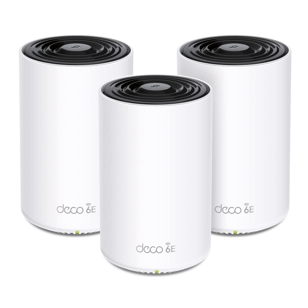 TP-Link Deco AXE5400 Tri-Band WiFi 6E Mesh System (Deco XE75) - Covers up to 7,200 Sq.Ft, Replaces WiFi Router and Extender, AI-Driven Mesh, New 6GHz Band, 3-Pack 🍁 All In One Marketplace Canada