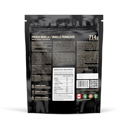 MetaLife Complete Whey Protein Powder – 24g Protein, 5.8g BCAAs, Sugar-Free, Gluten-Free, 714g (21 Servings) – French Vanilla