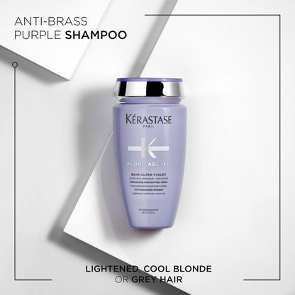 Kérastase Blond Absolu Purple Shampoo for Lightened & Grey Hair, 250 mL