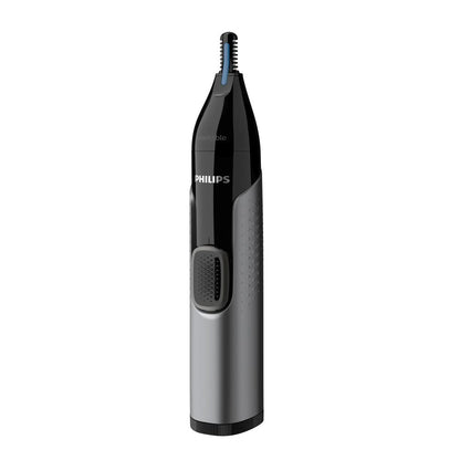 Philips Nose Trimmer Series 3000, Nose, Ear & Eyebrow Trimmer with Protective Guard System & Travel Pouch, NT3650/26 - Available at All In One Marketplace Canada