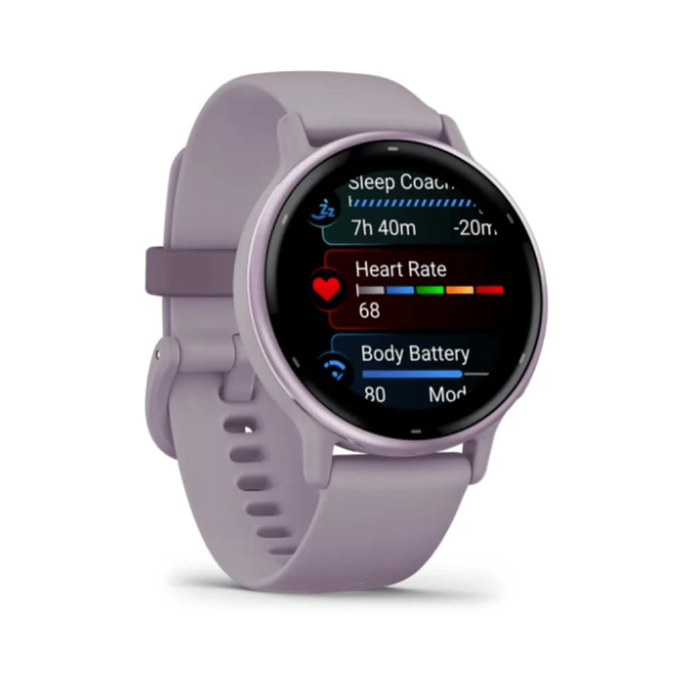 Garmin vívoactive 5, Health and Fitness GPS Smartwatch, AMOLED Display, Up to 11 Days of Battery, Orchid