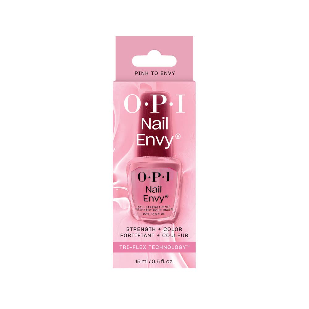 OPI Nail Envy Strengthener Pink to Envy | Sheer Soft Pink Crème Strengthening Nail Polish Treatment | Strengthen Weak & Thin Nails - Available at All In One Marketplace Canada