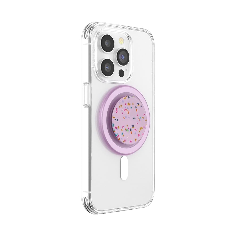 PopSockets Phone Grip for MagSafe, Magnetic Holder- Regrind Sugar Plum