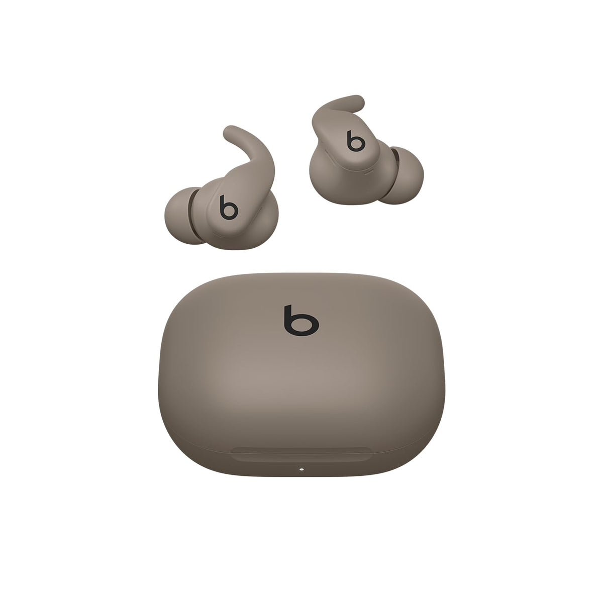 Beats - Powerbeats Fit - Wireless Noise-Cancelling Workout Earbuds with Ultimate Secure Fit, IPX4, Up to 30H of Battery Life & Charging case, Compatible with Apple & Android - Gravel Gray