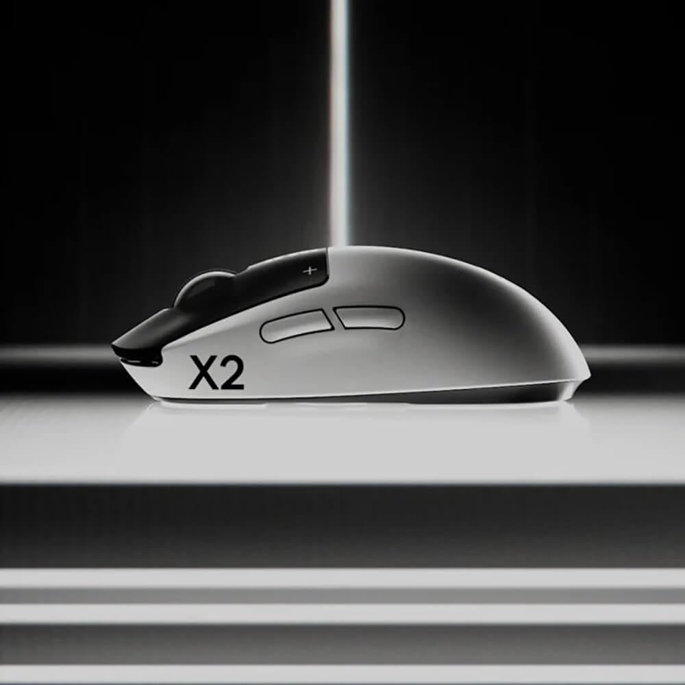 Logitech G PRO X2 SUPERSTRIKE Wireless Gaming Mouse - Black/White