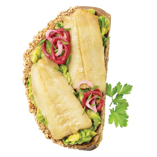 Brunswick Golden Smoked Sardine Fillets - 92g Cans, Pack of 18 | Protein-Rich Seafood Snack with Omega-3 & Vitamin D